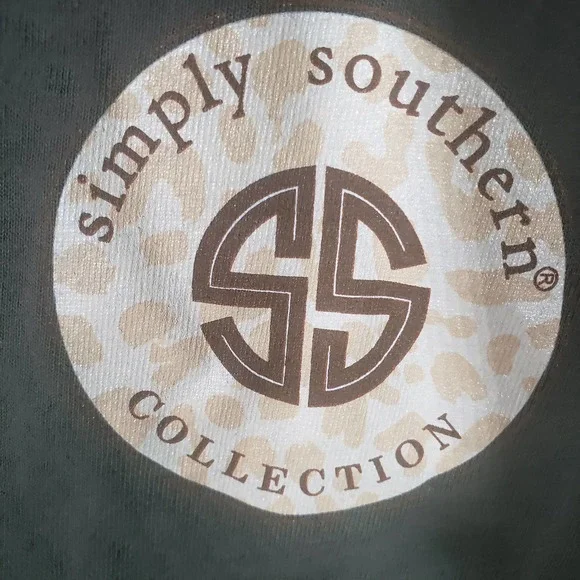 Simply Southern God is Within Her Long Sleeve T-Shirt Sz S Olive Bible - Picture 4 of 7